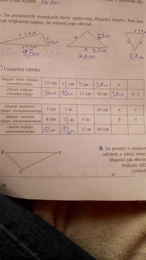matematyka z plusem 5 , zad.7 str.42 ćwiczenia i zad 8 str.42 - Brainly.pl