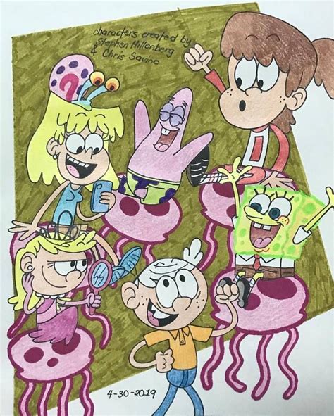 Spongebob And The Loud House Crossover