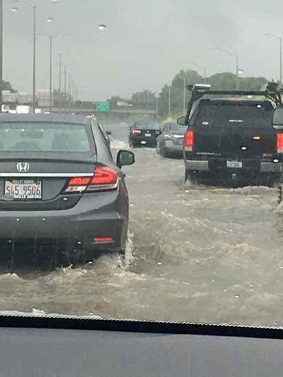 Chicago Weather Scattered Storms Produce Localized Flooding In Suburbs