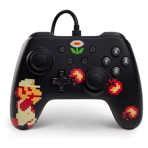 Power A Retro 8 Bit Super Mario Usb Powered Wired Controller For