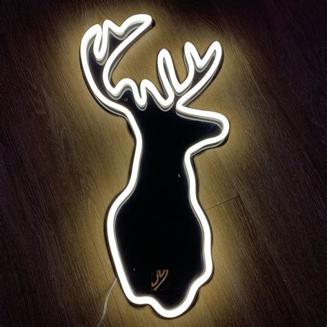 Deer Head Led Neon Sign Neon Mfg