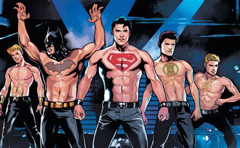 Holy Abs Batman These Dc Comics Mimic Your Favorite Movie Posters Scoopnest