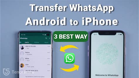 3 Methods To Transfer Whatsapp Chats From Android To Iphone Youtube