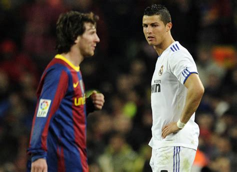 Player Comparison Lionel Messi Vs Cristiano Ronaldo Back Page Football