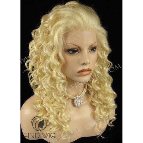Kanekalon Wig Curly Blonde Long Wig Online Wigs Store