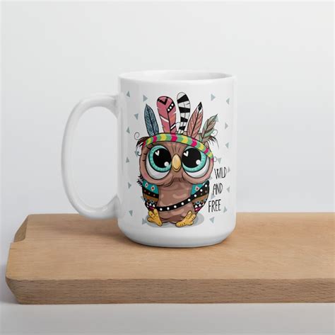 Owl Coffee Mug Cute Owl Mug Etsy