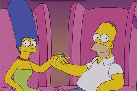 The Simpsons Homer And Marge Address Baseless Rumours Over Marriage Daily Star
