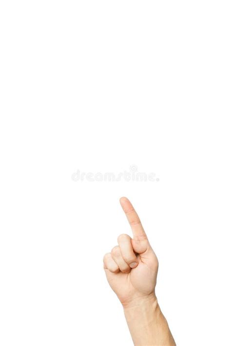 Index Finger Pointing Up Isolated Stock Image Image Of Idea Human