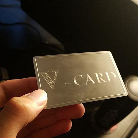 V Card Stainless Steel Metal Virginity Card In Se2 London Für £ 999