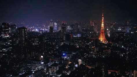 Preview Wallpaper Tokyo Japan City Night Lights 3840×2160