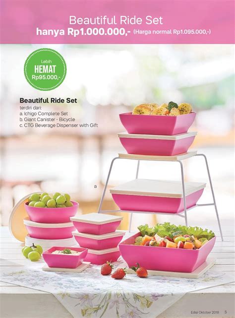 On 20 pages of the current weekly catalogue, you will find the best goods from the other category. Katalog Promo Tupperware Terbaru Oktober 2018