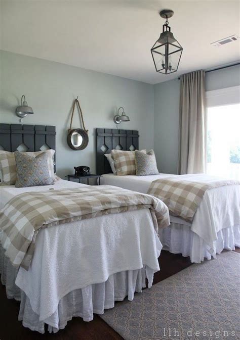 22 Guest Bedrooms With Captivating Twin Bed Designs Guest Bedrooms