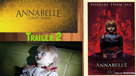 Annabelle Comes Home Trailer 2 Reviewthoughts Youtube