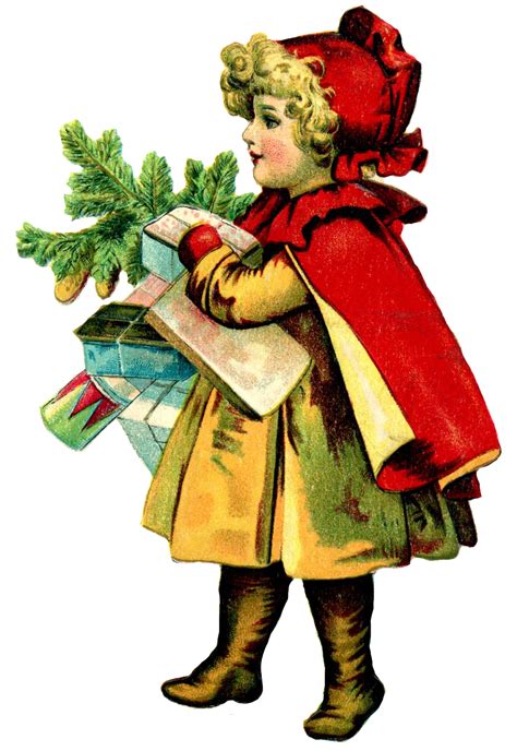 Victorian Christmas Images Clip Art