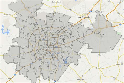 Map San Antonio Zip Codes With The Most Companies