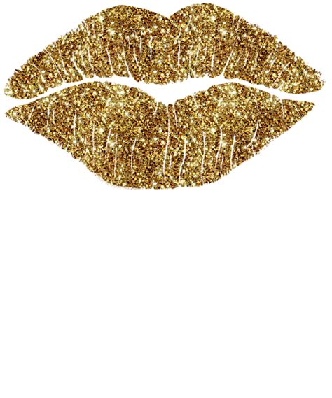 24 Karat Kiss Gold Lips T Shirt For Sale By Tina Lavoie