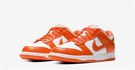 Nike Dunk Low Orange Hvid Cool Sneakers