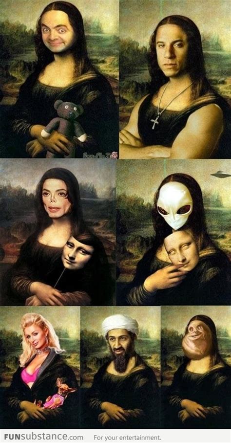 Different Versions Of Mona Lisa Funsubstance