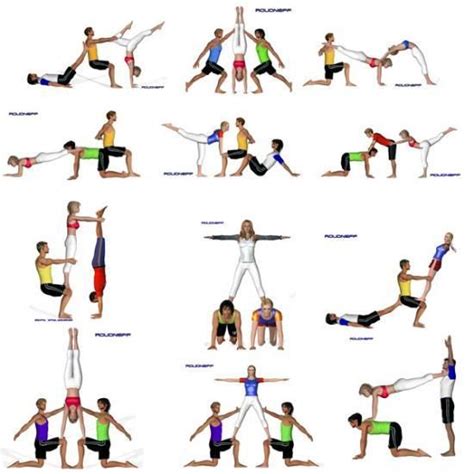 Ejercicios De Acrosport Para Tr Os Ginastica Acrobatica Yoga Para