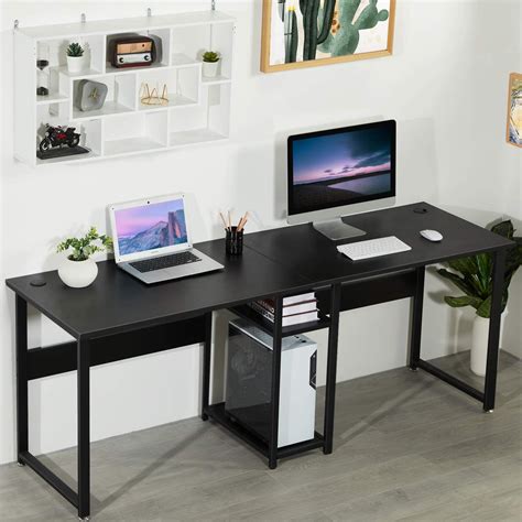 Sedeta Double Workstation Desk 78 Inches Dual Desk Two Person Computer