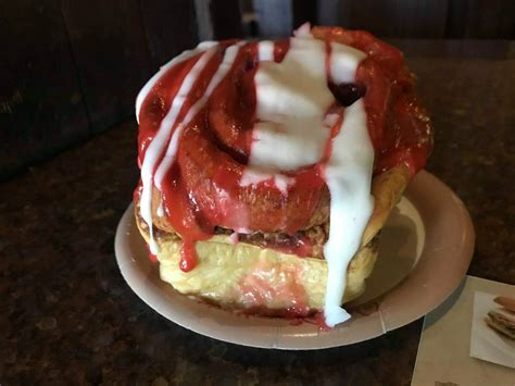Holiday Cinnamon Roll At Gastons Tavern Chip And Company