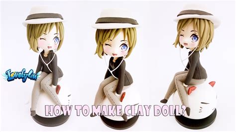 72】how To Sculpt Anime Figure Using Air Dry Clay【clay Tutorial Diy