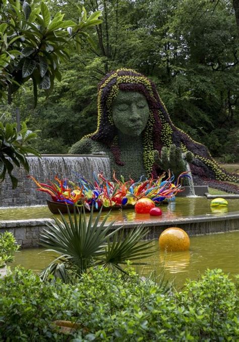Chihuly Glass Art Sculpture Glass Art Atlanta Botanical Garden
