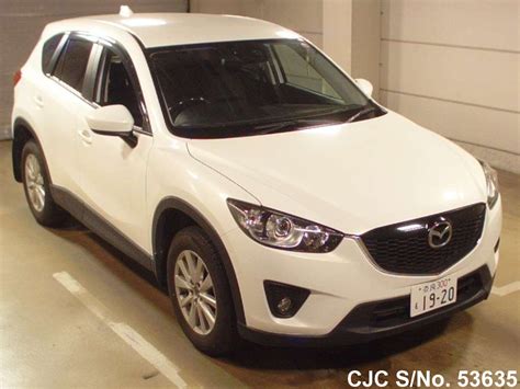 2012 Mazda Cx 5 White For Sale Stock No 53635 Japanese Used Cars