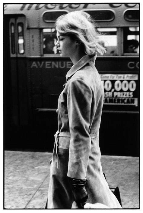 Jean Shrimpton In New York 1962 Photographed For Vogue