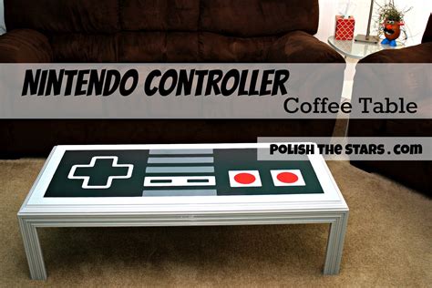 Dyi Nintendo Controller Coffee Table With Stencil