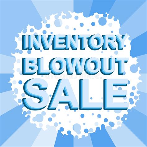 Big Winter Sale Poster With Inventory Blowout Sale Text Advertising