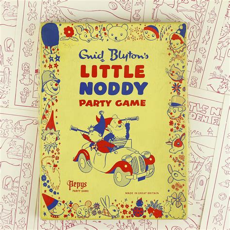 Little Noddys Party Game By Blyton Enid Jonkers Rare Books