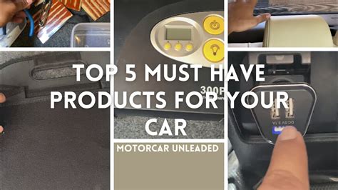 Must Have Top 5 Products For Your Car Top 5 Useful Car Accessories