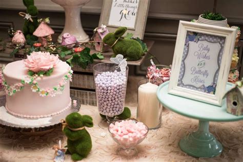 Enchanted Garden Baby Shower Party Ideas Photo 40 Of 76 Baby Shower