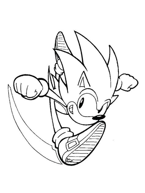Sonic The Hedgehog Coloring Book Pages When Viewed From Its Appearance