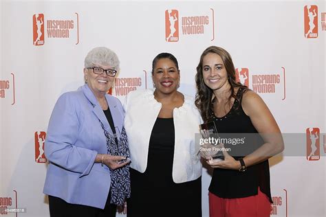 President Laurel J Ritchie Poses With Wnba Indiana Fever Head Coach