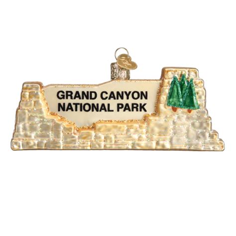 Grand Canyon National Park Glass Ornament Winterwood Gift Christmas