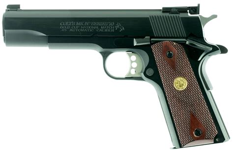 Colt Mfg O5870a1 1911 Gold Cup National Match 45 Acp Caliber With 5
