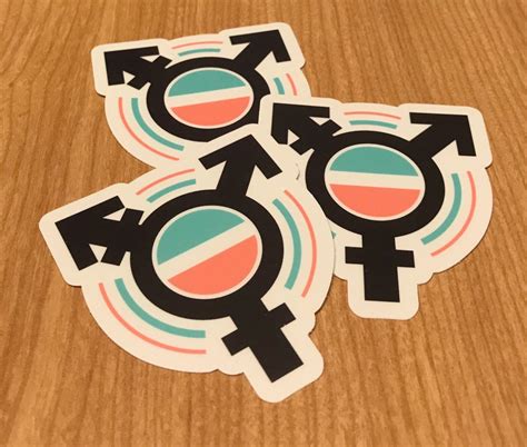Trans Pride Vinyl Sticker Etsy