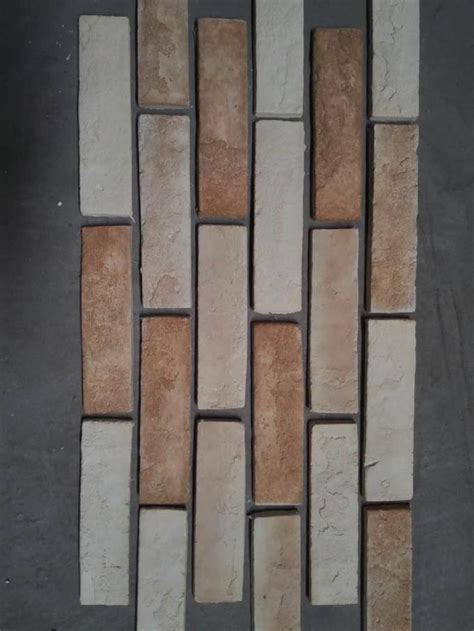 House Decoration Faux Stone Panels Brick Veneer Art Tiles Mixed Color