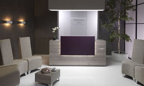 Salon Reception Area | Reception desk design, Salon furniture, Furniture