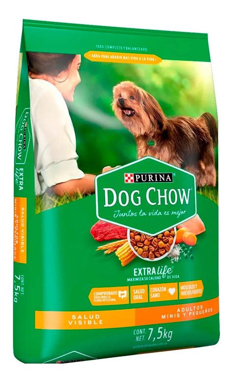 Alimento Perro Dog Chow Extralife Raza Pequeña 75kg Purina Envío Gratis