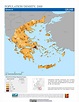 Grecia densidad de población mapa de densidad de Población, mapa de ...