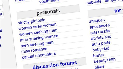 Craigslist Drops Dating Ads After New Law Bbc News