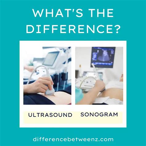 Difference Between Ultrasound And Sonogram Difference Betweenz