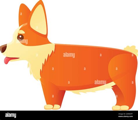 Sad Corgi Dog Icon Cartoon Of Sad Corgi Dog Vector Icon For Web Design