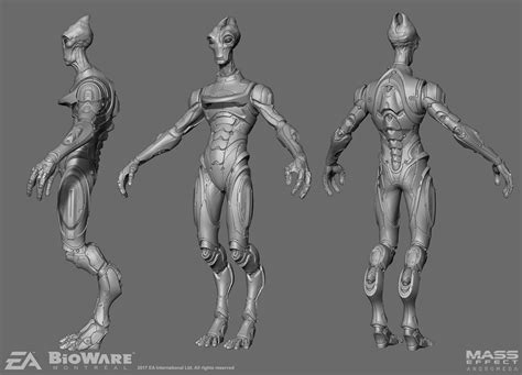 Mass Effect Andromeda Salarian Armor On Behance