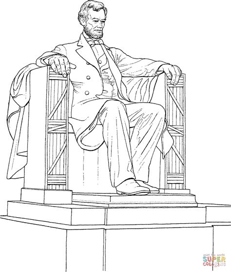 Print all of our word search puzzles, word trace sheets, mazes, crossword puzzles and more. The Lincoln Memorial coloring page | Free Printable ...