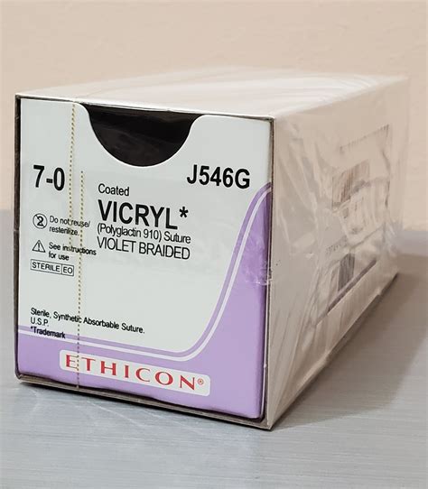 Ethicon J546g Coated Vicryl Polyglactin 910 Suture