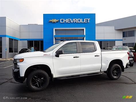 2019 Summit White Chevrolet Silverado 1500 Custom Z71 Trail Boss Crew